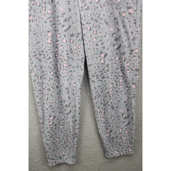 Cuddl Duds Fleece w/Stretch Thick Pajama Set-Size Medium-Drawstring-Pockets - Picture 4 of 16